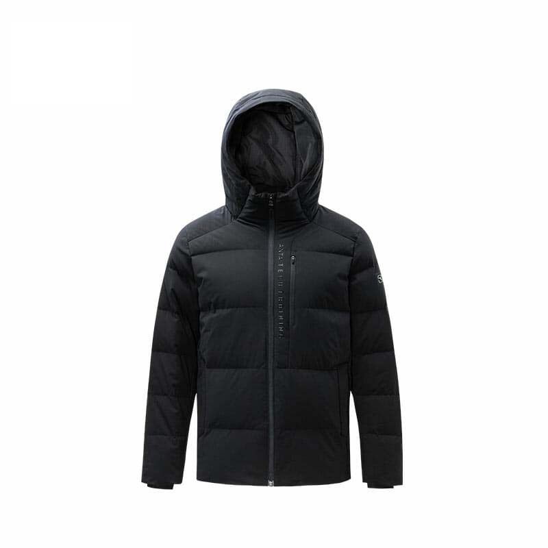 Anta Down Jackets Black USA | XMC467509