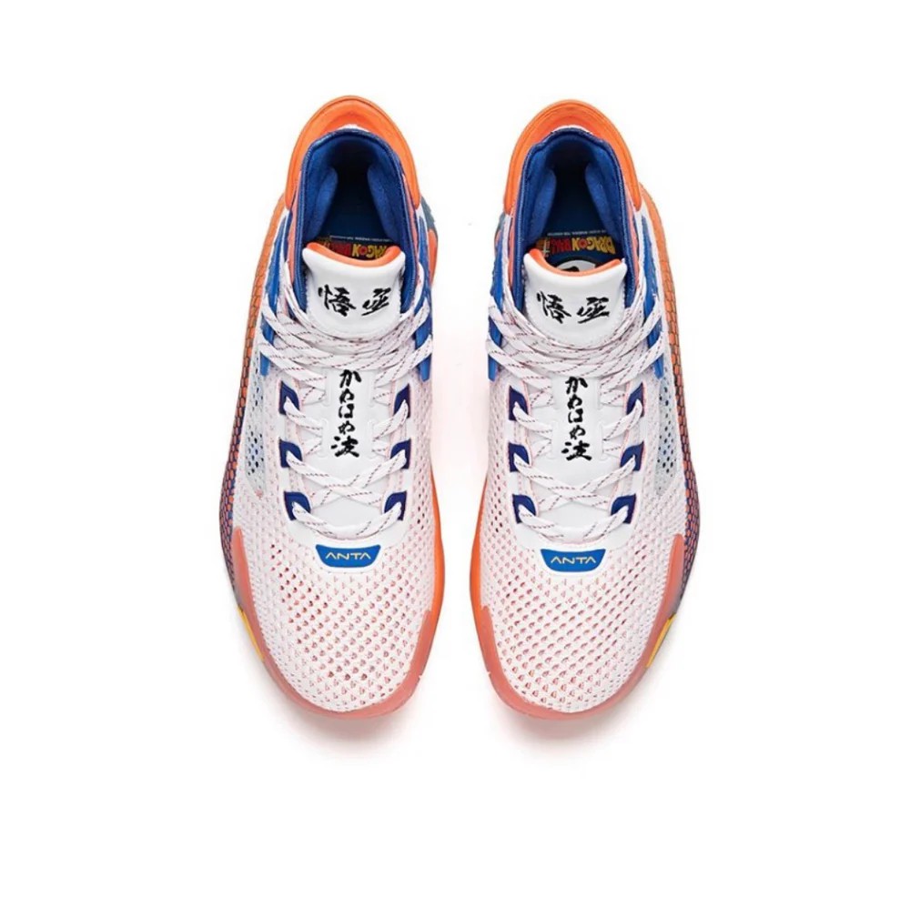 Anta Dragon Ball Klay Thompson Kt5 “Three-pointer” Running Shoes White / Orange USA | VWP148370