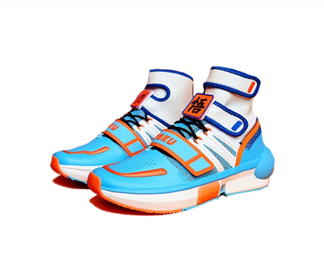 Anta Dragon Ball Super Basketball Shoes Blue / White USA | YPL413025