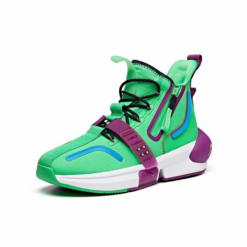 Anta Dragon Ball Super “Piccolo” Basketball Shoes Green USA | RUN317698