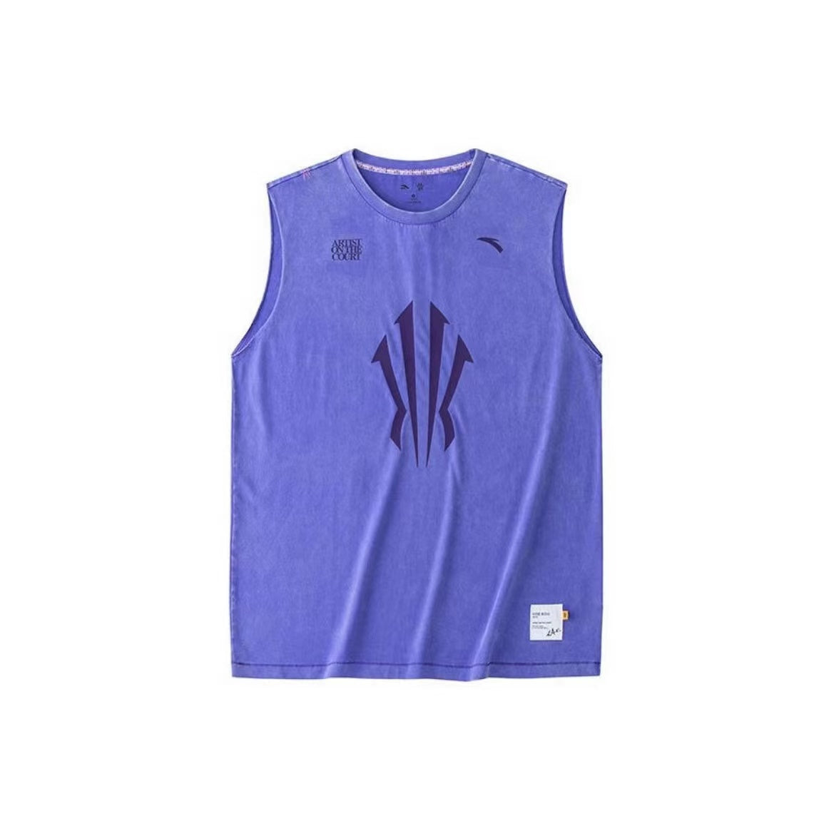 Anta KAI 1 Pure Cotton Sleeveless Basketball Jersey Purple USA | JUB538674