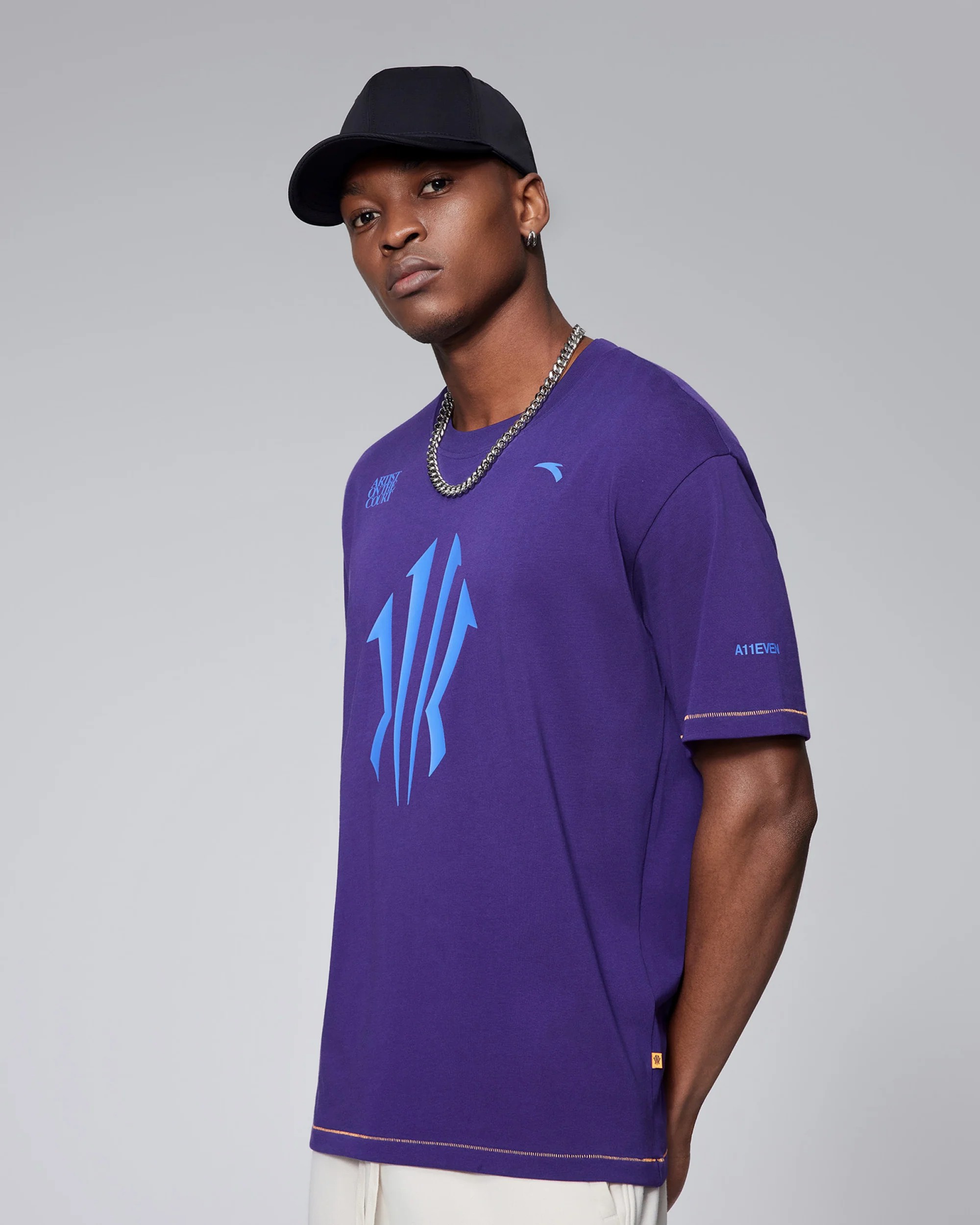 Anta KAI T-shirt Purple USA | FWE872964