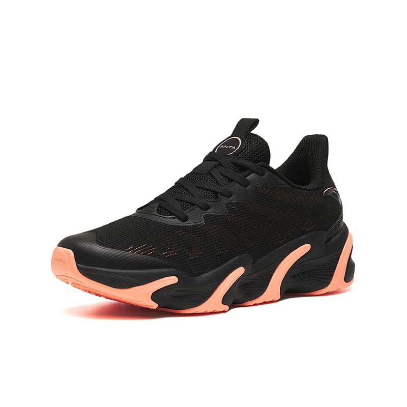 Anta KEEP MOVING Running Shoes Black / Orange USA | JQY728630