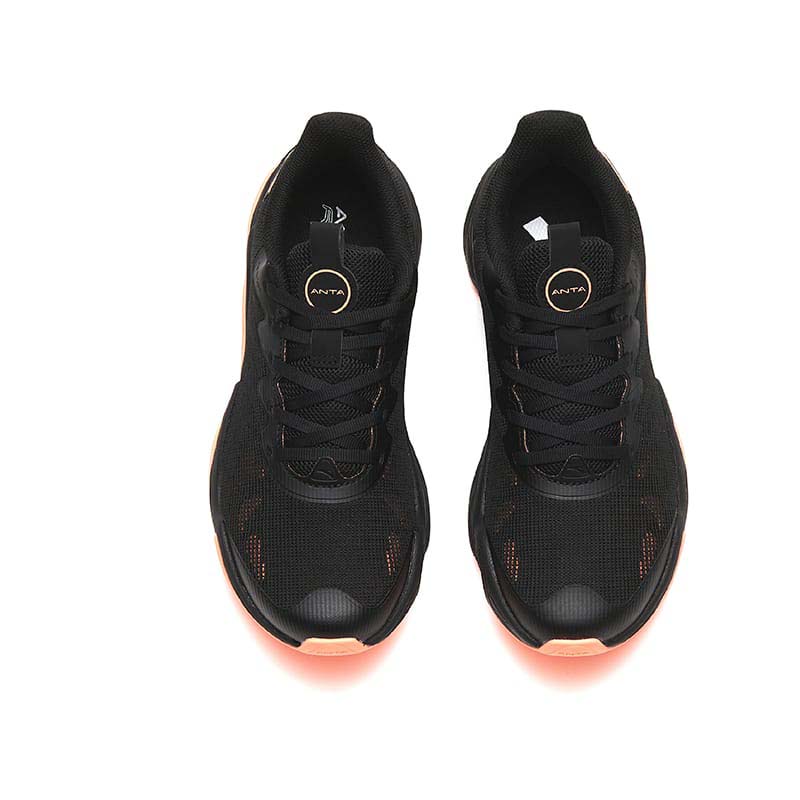 Anta KEEP MOVING Running Shoes Black / Orange USA | JQY728630