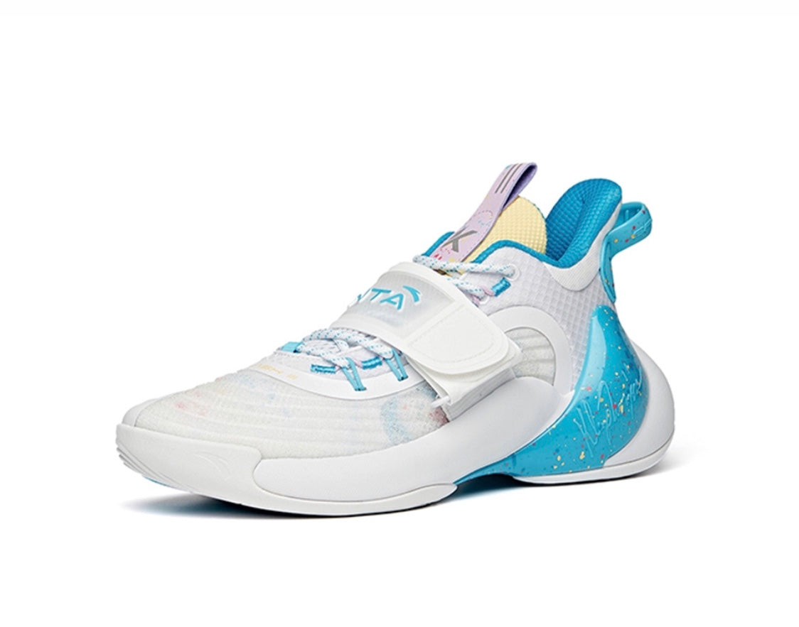 Anta KT Splash 3.0 Low Iced Blueberry Tea Basketball Shoes White / Blue USA | TFY539068