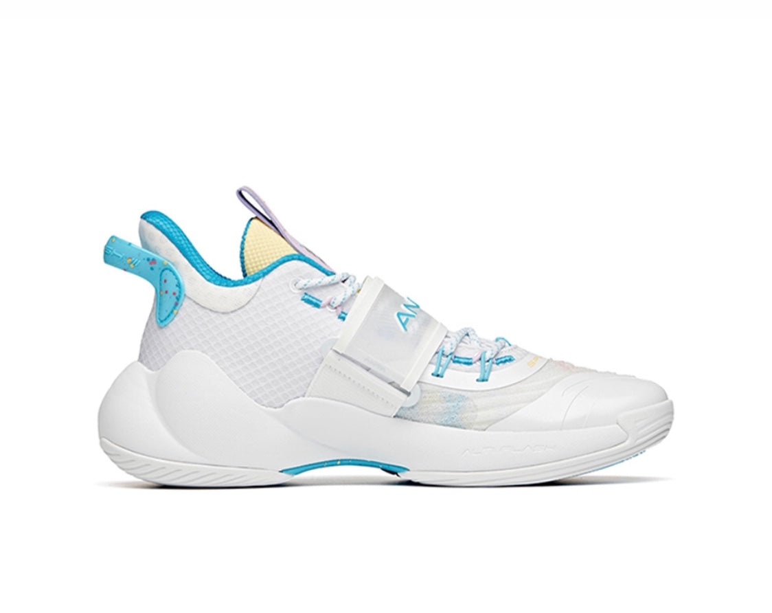 Anta KT Splash 3.0 Low Iced Blueberry Tea Basketball Shoes White / Blue USA | TFY539068