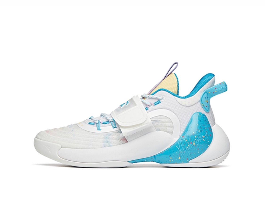 Anta KT Splash 3.0 Low Iced Blueberry Tea Basketball Shoes White / Blue USA | TFY539068