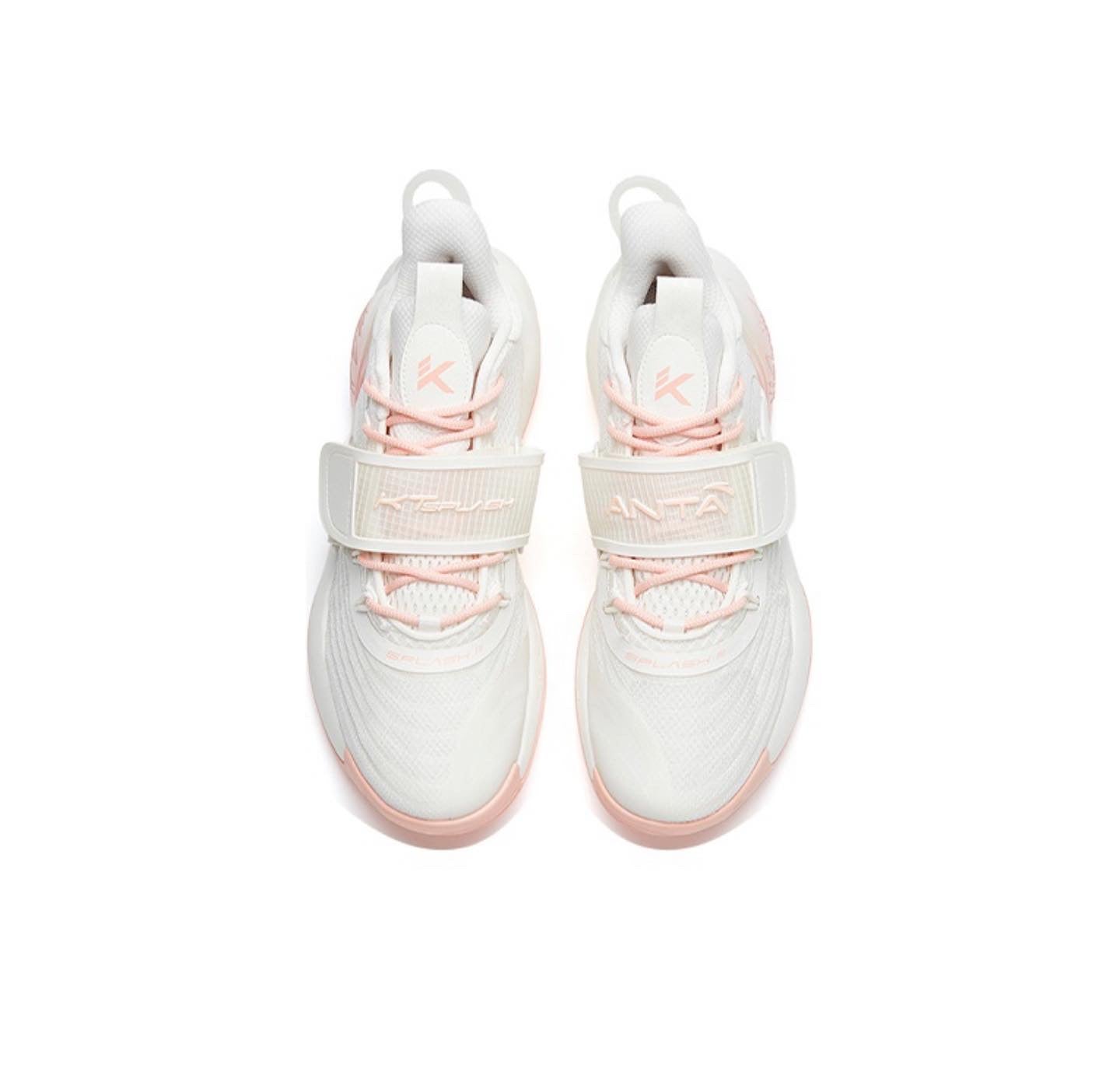 Anta KT Splash 3.0 Low Peach Basketball Shoes White / Pink USA | VMC021895