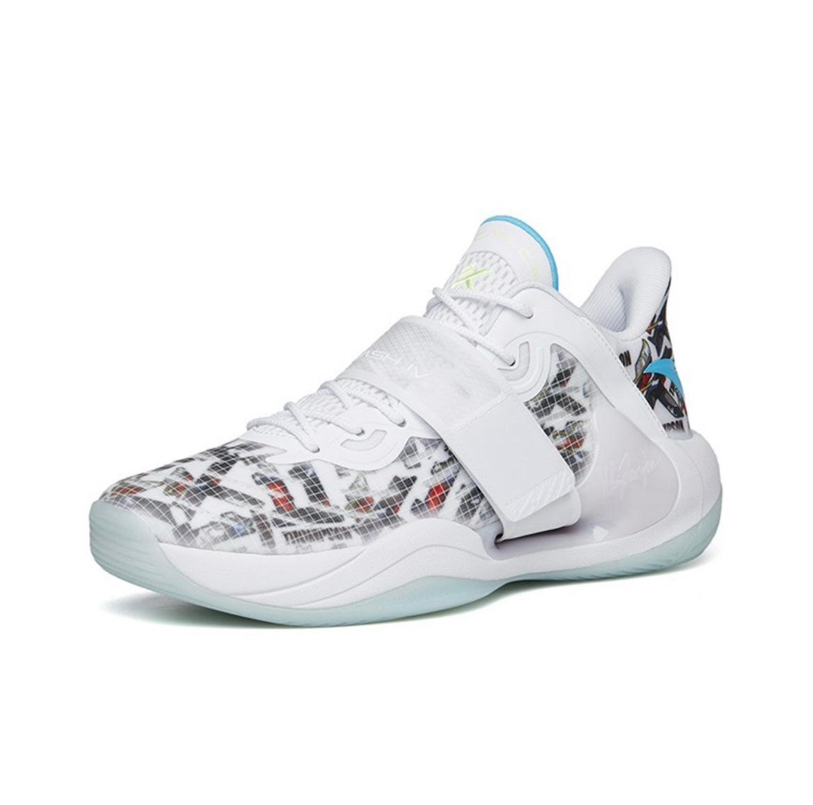 Anta KT Splash 4.0 Basketball Shoes White / Blue USA | UXJ958631