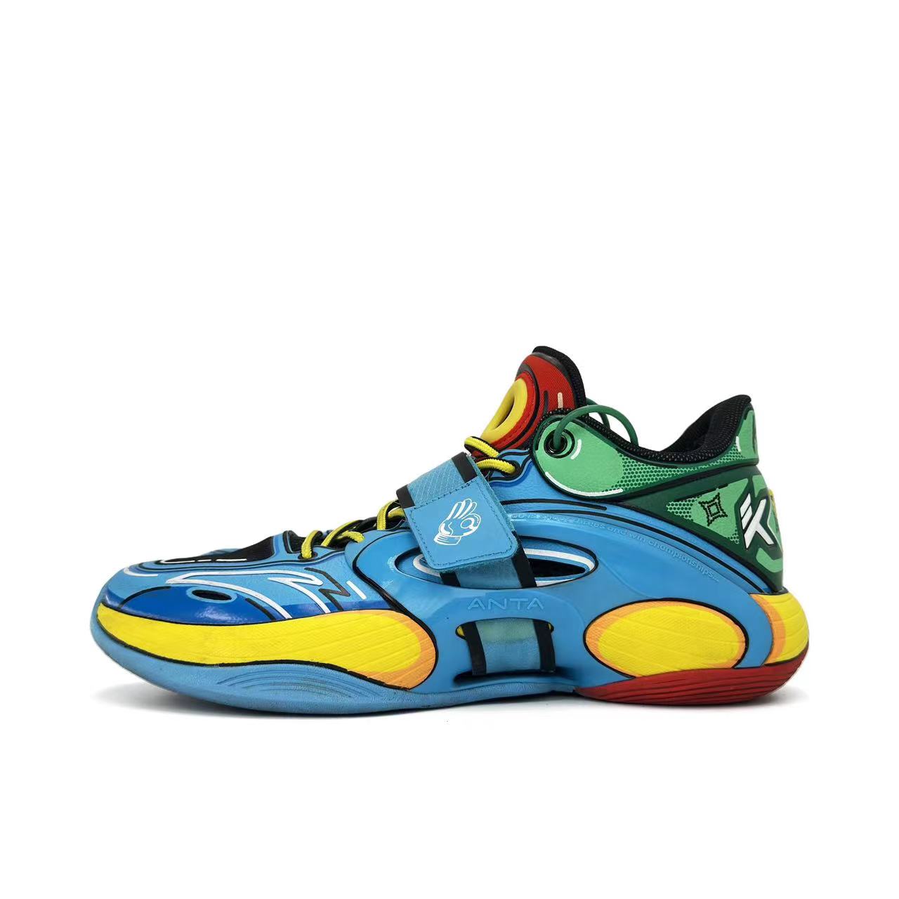 Anta KT Splash 5.0 Basketball Shoes Blue / Black USA | ARO750489