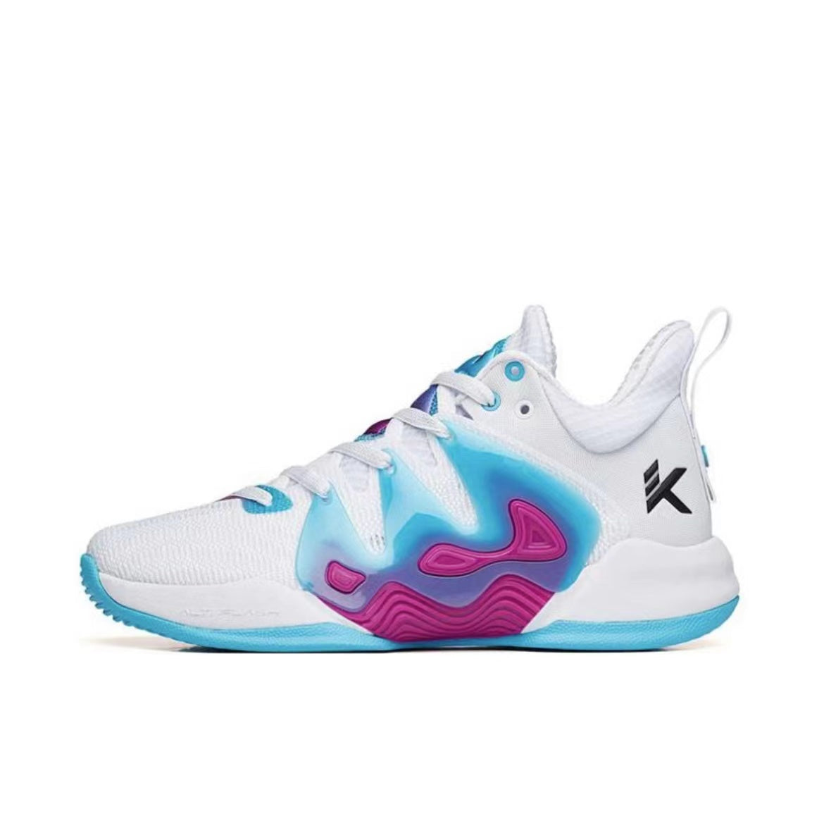 Anta KT “The Mountain 1.0” Low Actual Basketball Shoes White / Blue / Purple USA | JSK495617