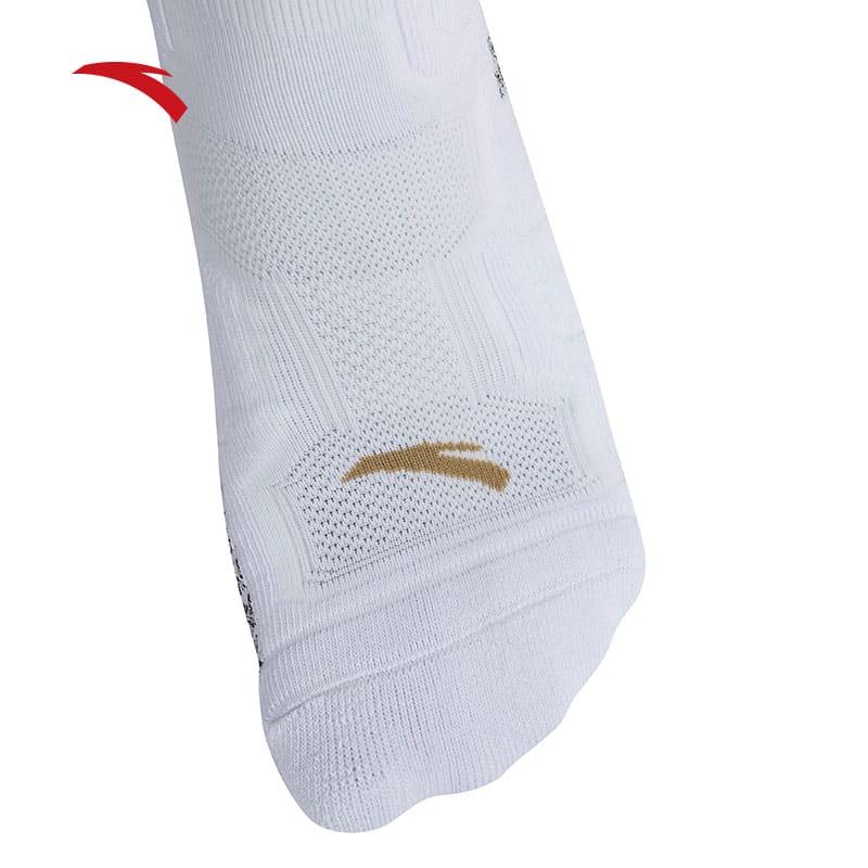 Anta Klay Thompson Basketball Socks White USA | XZL873024