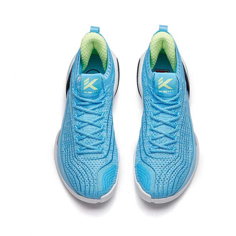 Anta Klay Thompson KT7 “Turn The Waves” Low Basketball Shoes Blue / Yellow / White USA | OMR695748