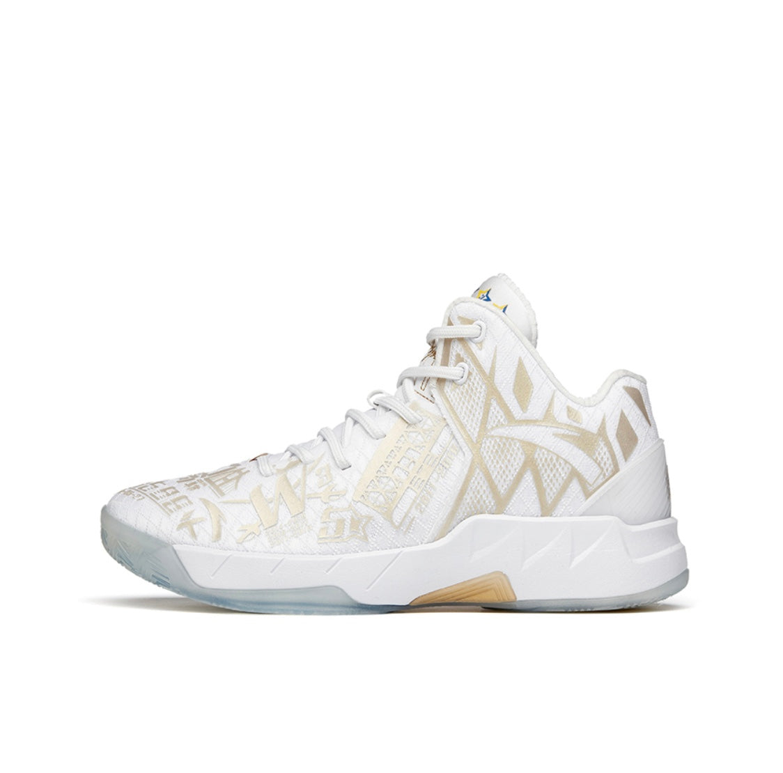 Anta Klay Thompson Kt1 Pro “Decennial” Basketball Shoes White / Gold USA | QVT610892