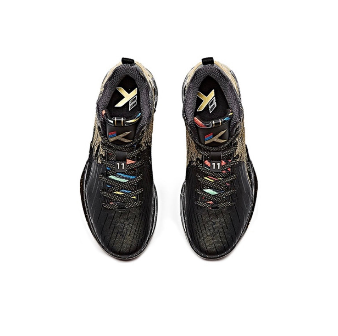 Anta Klay Thompson Kt2 The Finals Basketball Shoes Black / Gold USA | GKE937681