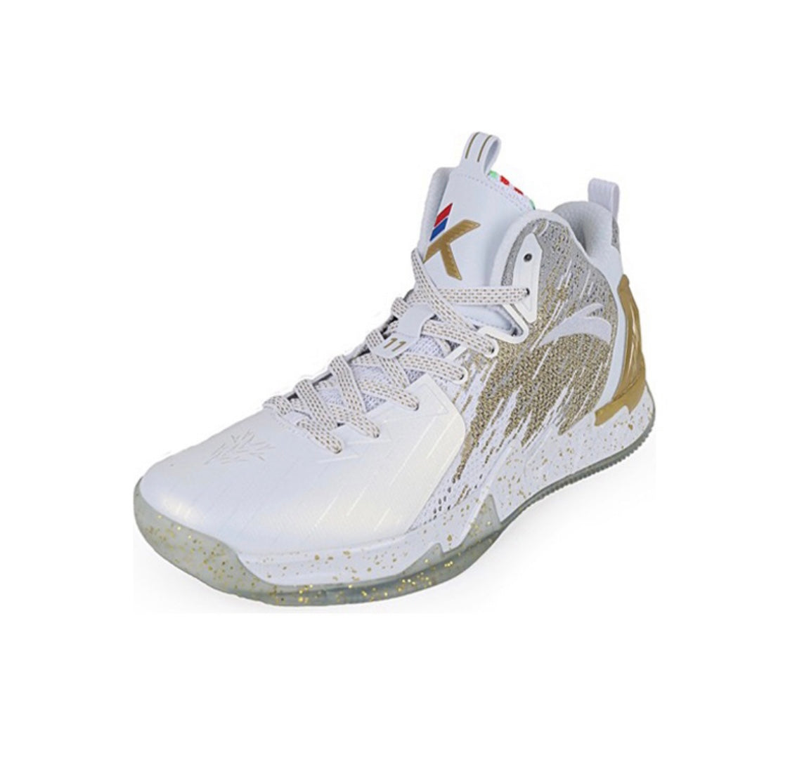 Anta Klay Thompson Kt2 The Finals Basketball Shoes White / Gold USA | JVF987013