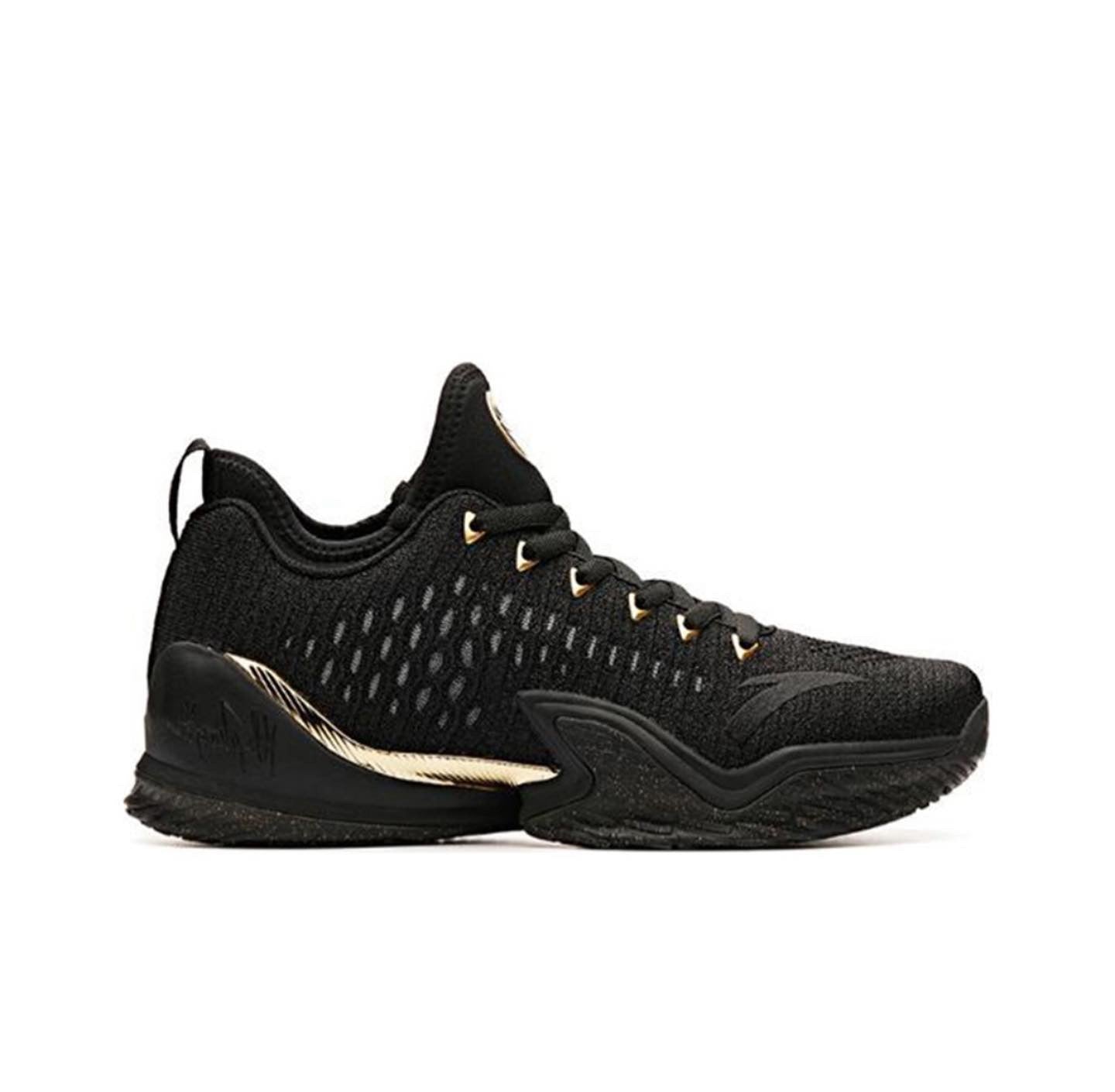 Anta Klay Thompson Kt3 Basketball Shoes Black / Gold USA | IYN349612