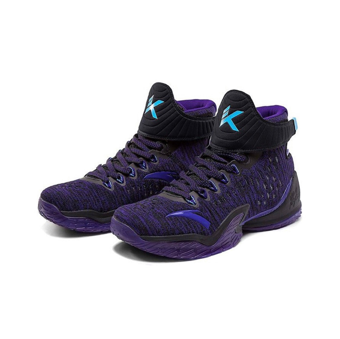 Anta Klay Thompson Kt3 Basketball Shoes Black / Purple USA | BSD710243