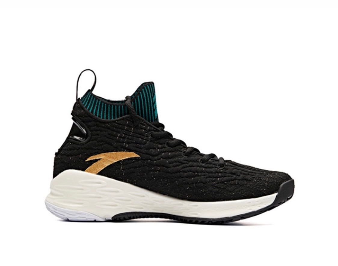 Anta Klay Thompson Kt4 Basketball Shoes Black / Green USA | ORT368704