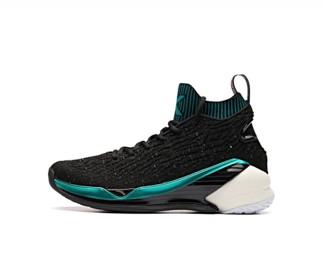 Anta Klay Thompson Kt4 Basketball Shoes Black / Green USA | ORT368704