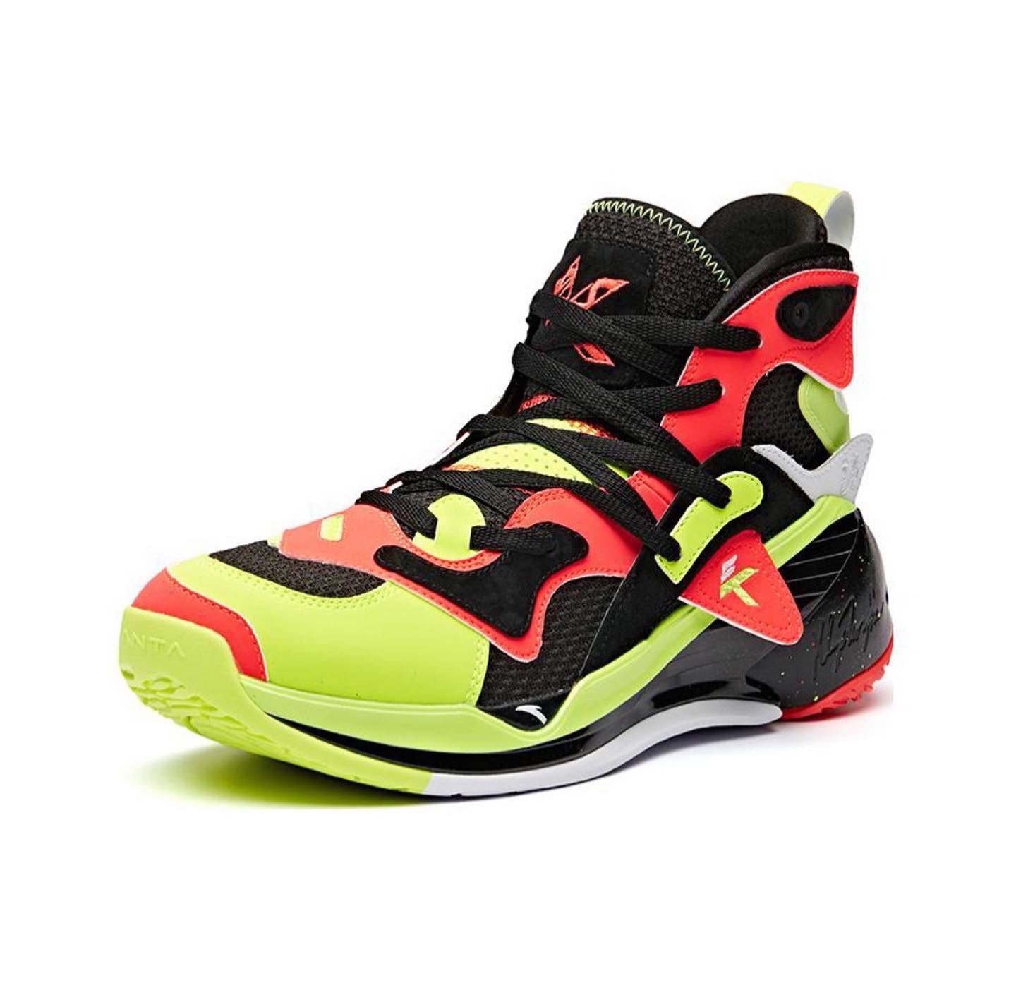 Anta Klay Thompson Kt4 Disruptive Basketball Shoes Green / Black / Red USA | SZK982761