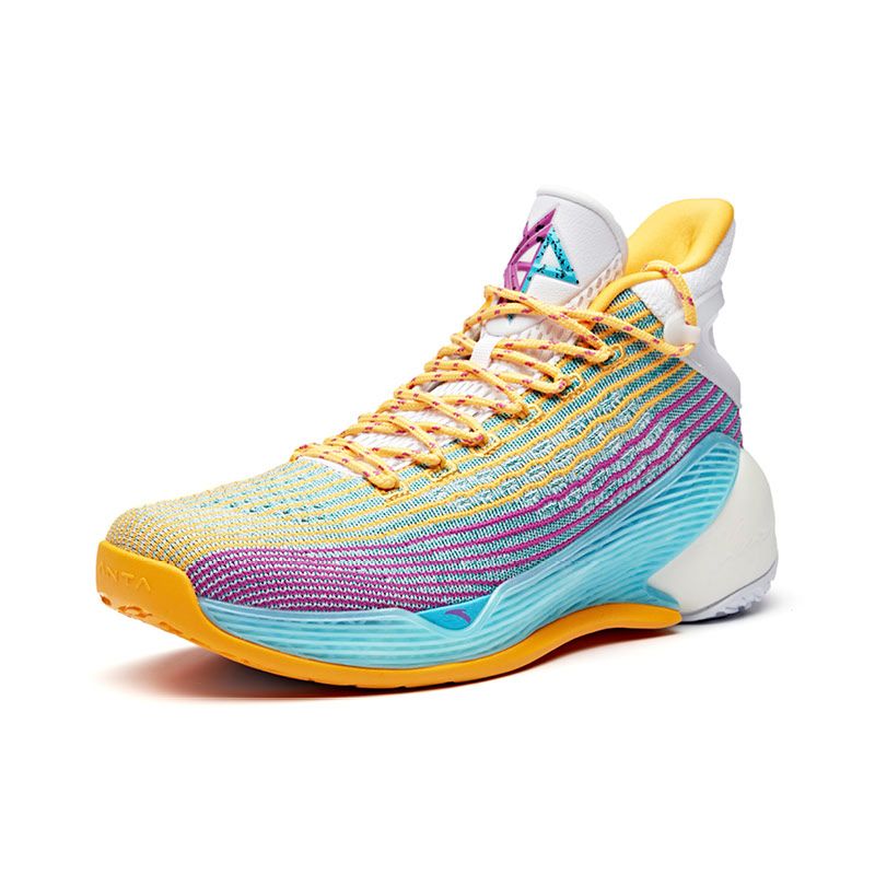 Anta Klay Thompson Kt4 Final Basketball Shoes Yellow / Blue USA | GFR134078