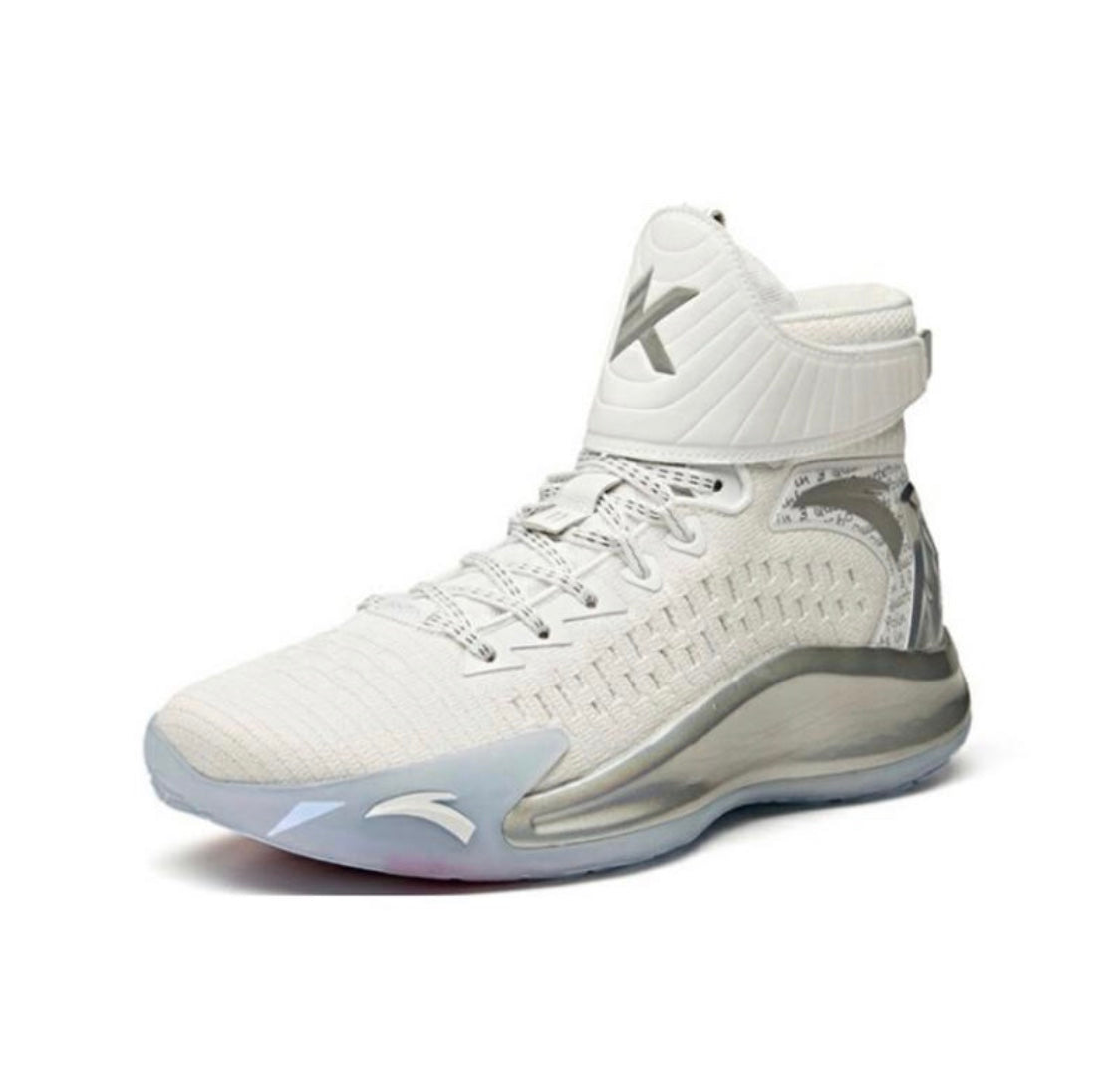 Anta Klay Thompson Kt5-Remix “Prototype” Basketball Shoes Silver White USA | JML035976