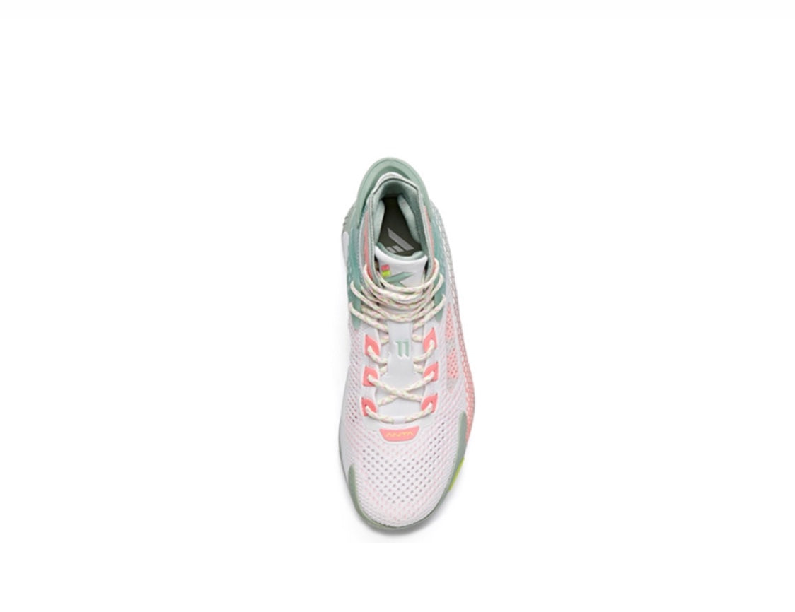 Anta Klay Thompson Kt5 High Basketball Shoes White / Green / Pink USA | BUS572986