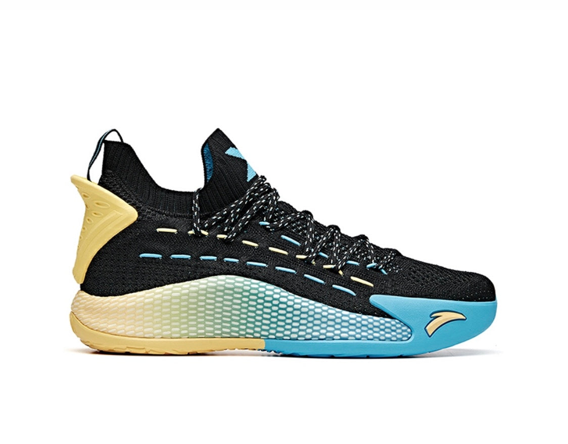 Anta Klay Thompson Kt5 Low “Away” Basketball Shoes Balck USA | PZM861234