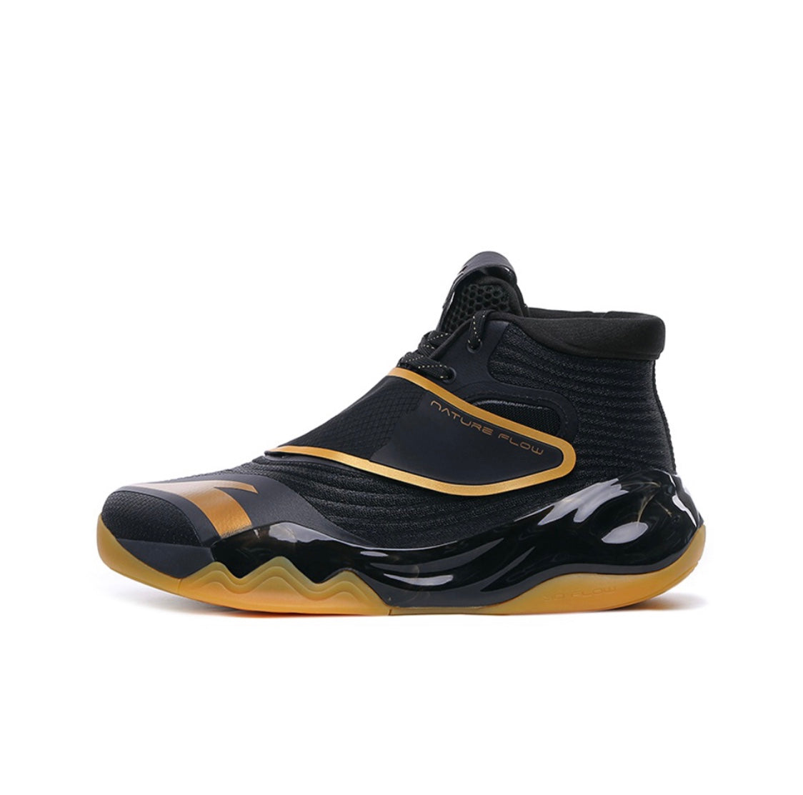 Anta Klay Thompson Kt6 High Basketball Shoes Black / Gold USA | QRF203457