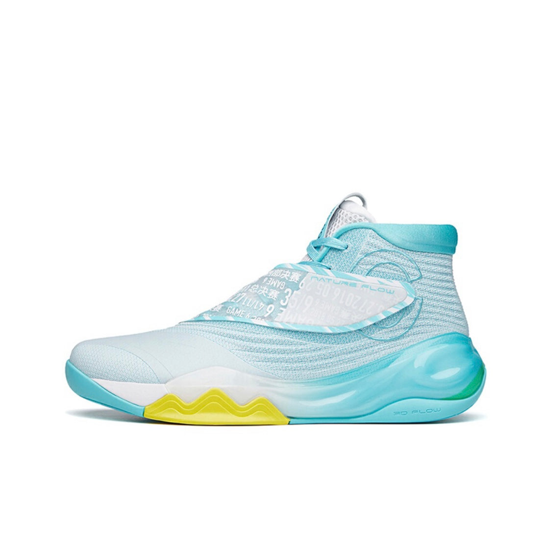 Anta Klay Thompson Kt6 High - Top of G6 Basketball Shoes White / Turquoise USA | IZT032895