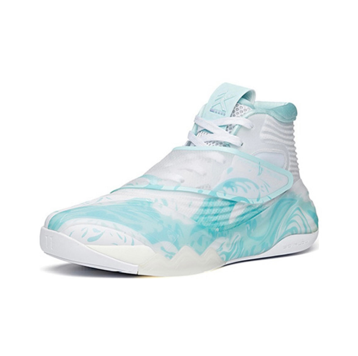 Anta Klay Thompson Kt6 High - Wave Basketball Shoes White / Turquoise USA | RBZ139758