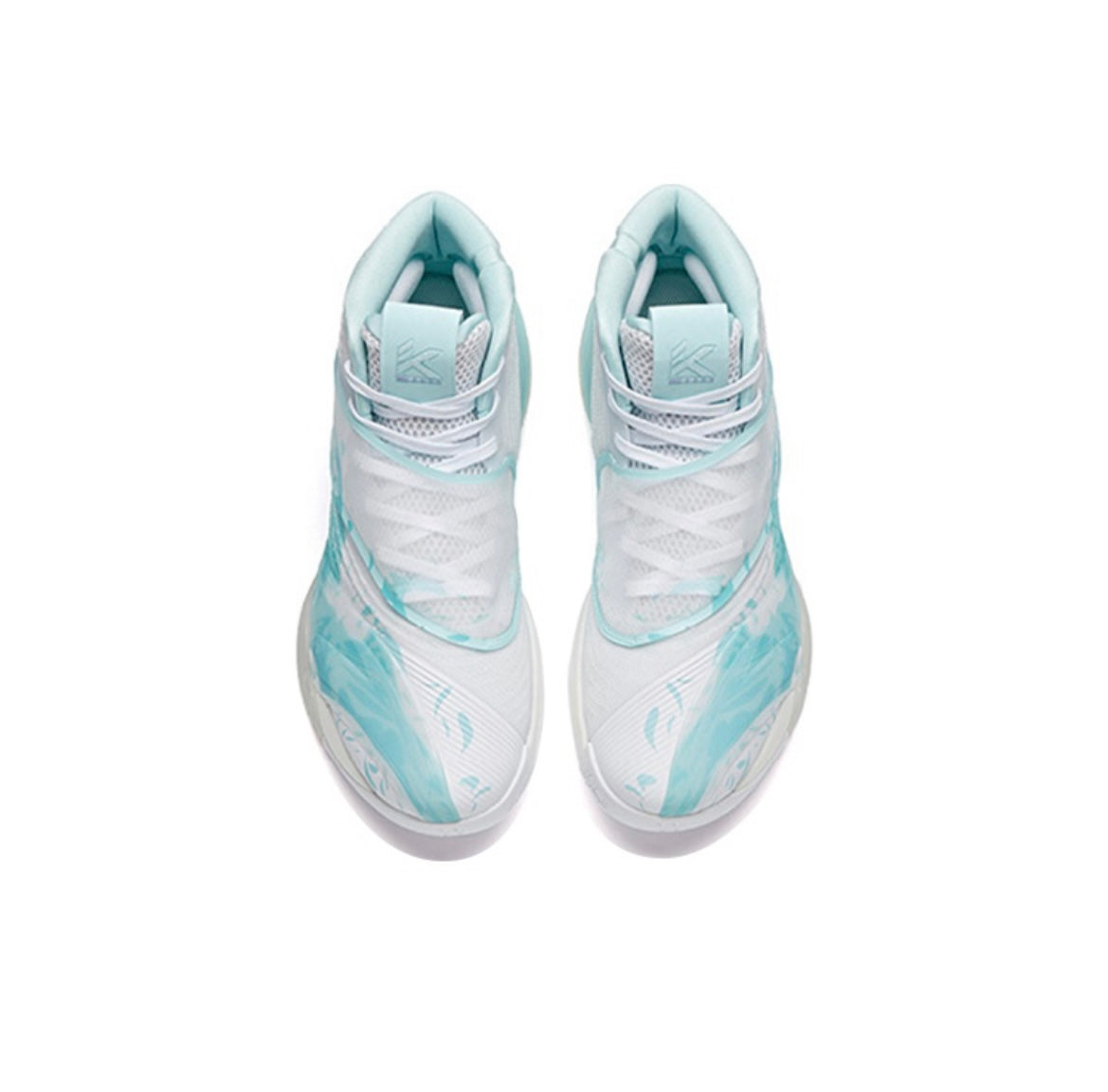 Anta Klay Thompson Kt6 High - Wave Basketball Shoes White / Turquoise USA | RBZ139758