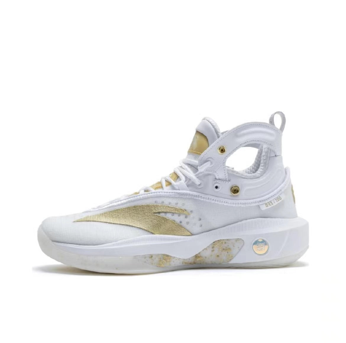 Anta Klay Thompson Kt8 Limited Basketball Shoes White / Gold USA | KVS278603