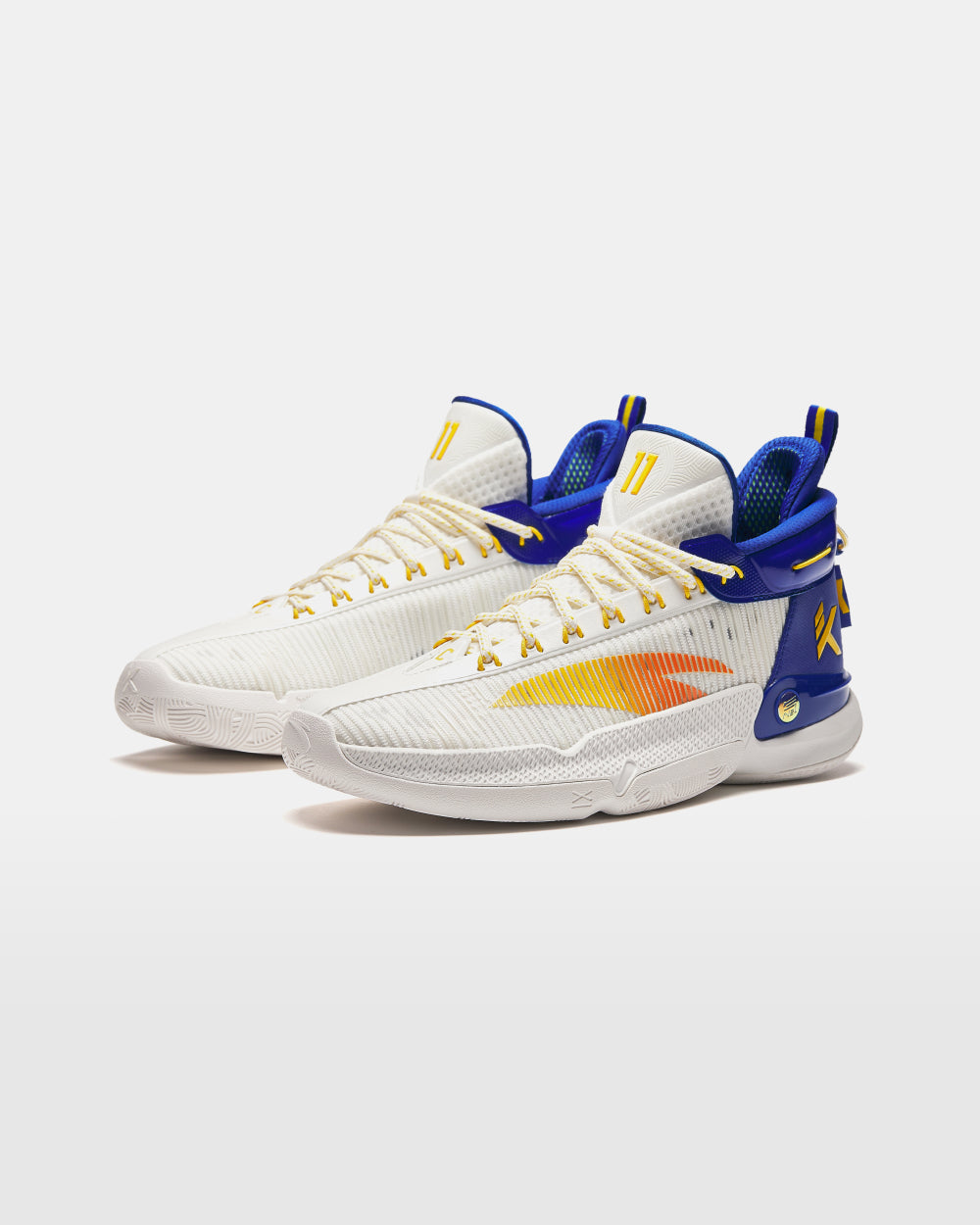 Anta Klay Thompson Kt9 Basketball Shoes White / Blue USA | XKD918647