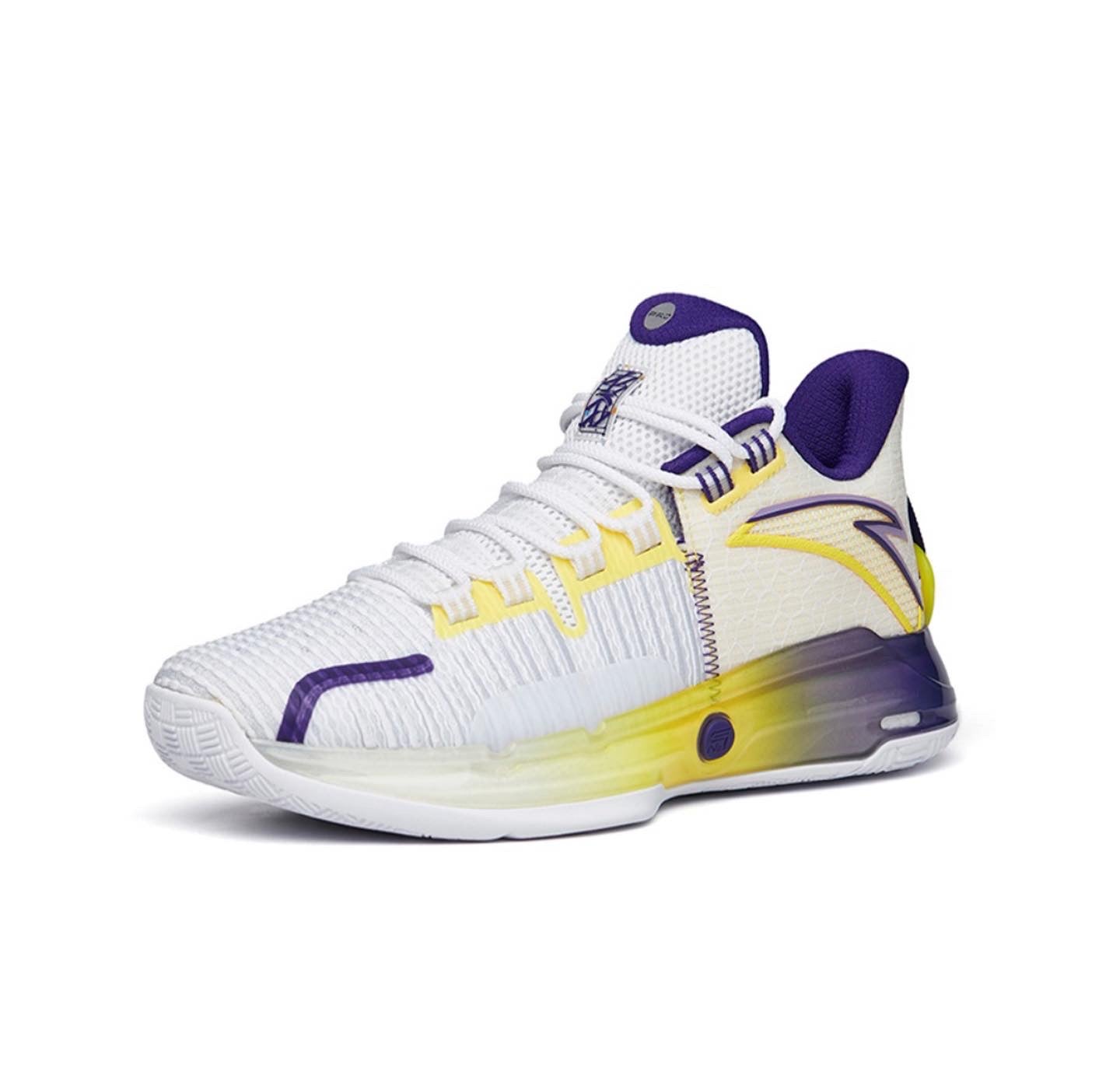 Anta Light Crazy 1 Pro Low Basketball Shoes White / Purple USA | ZCK746198