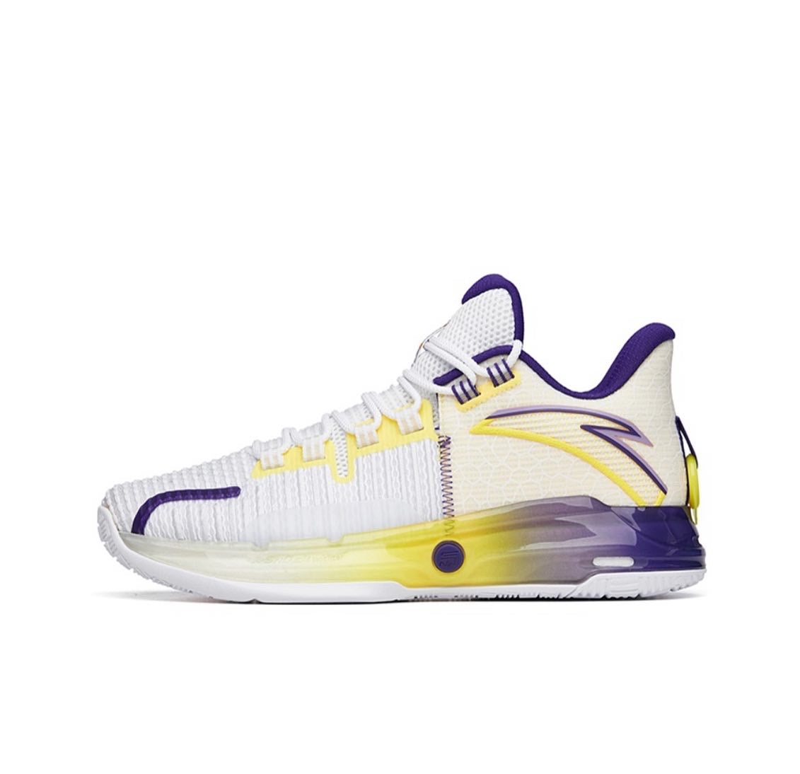 Anta Light Crazy 1 Pro Low Basketball Shoes White / Purple USA | ZCK746198