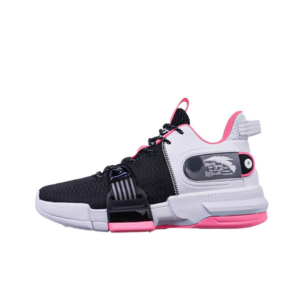 Anta Light Crazy 2 Basketball Shoes Black / Pink / White USA | EBQ075432