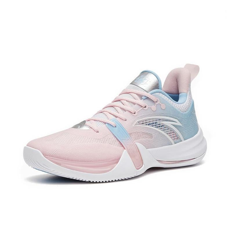 Anta Light Crazy 4 Team Basketball Shoes Pink / Blue USA | EBY628415