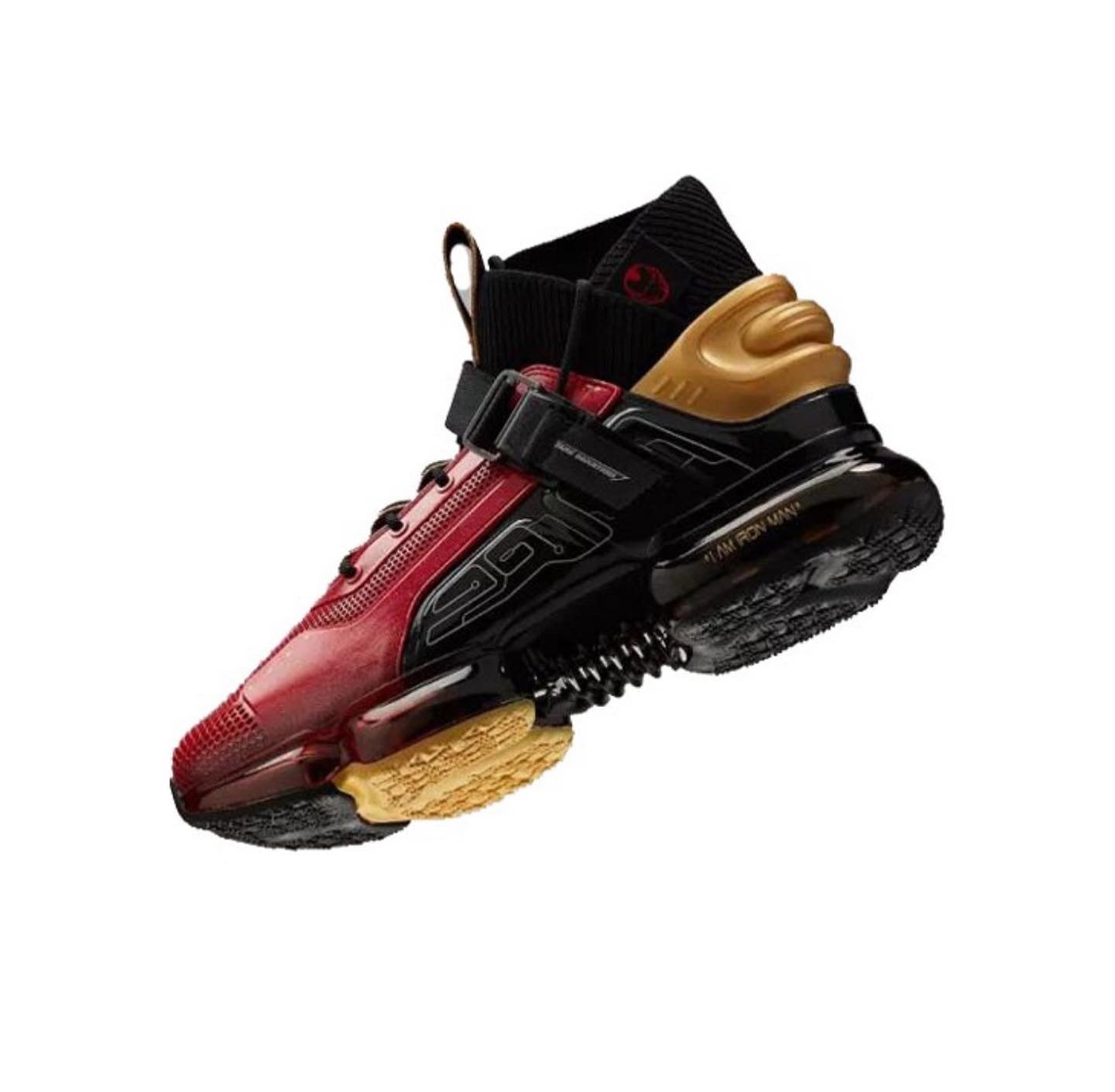 Anta Marvel “Iron Man” High Running Shoes Red USA | OJQ069814