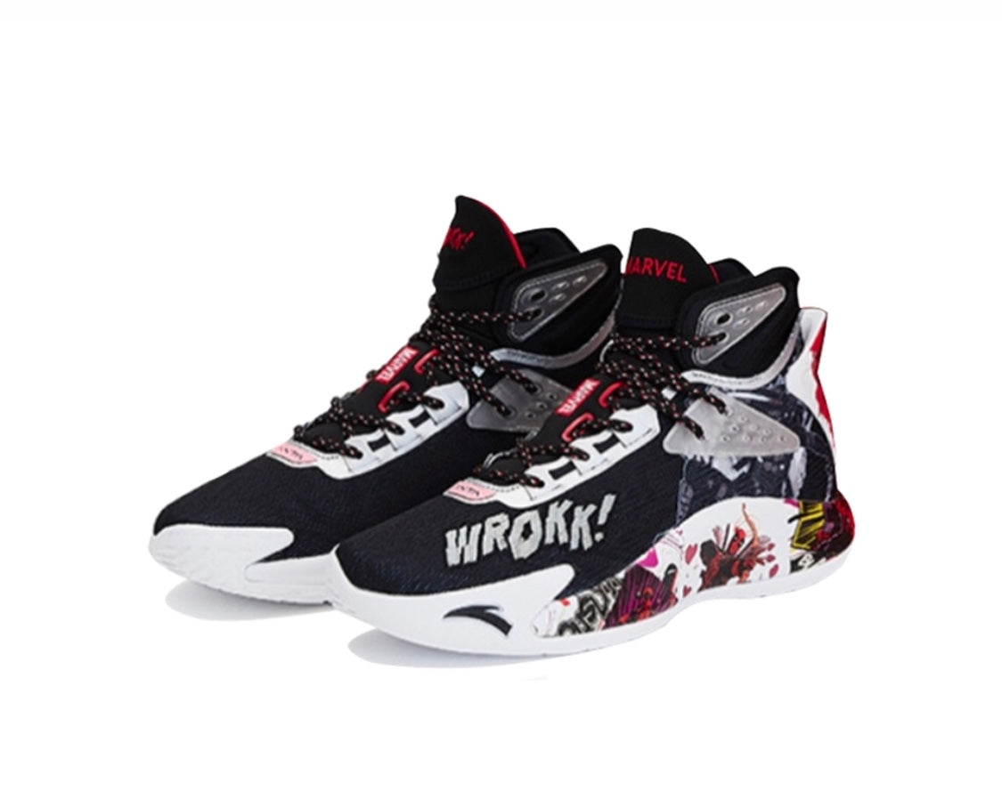 Anta Marvel Kt5 Deadpool Running Shoes Balck / White / Red USA | LSH387026