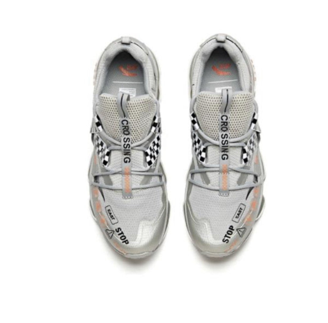 Anta NASA SEEED Air Cushion Silver Running Shoes Grey USA | YBU807641