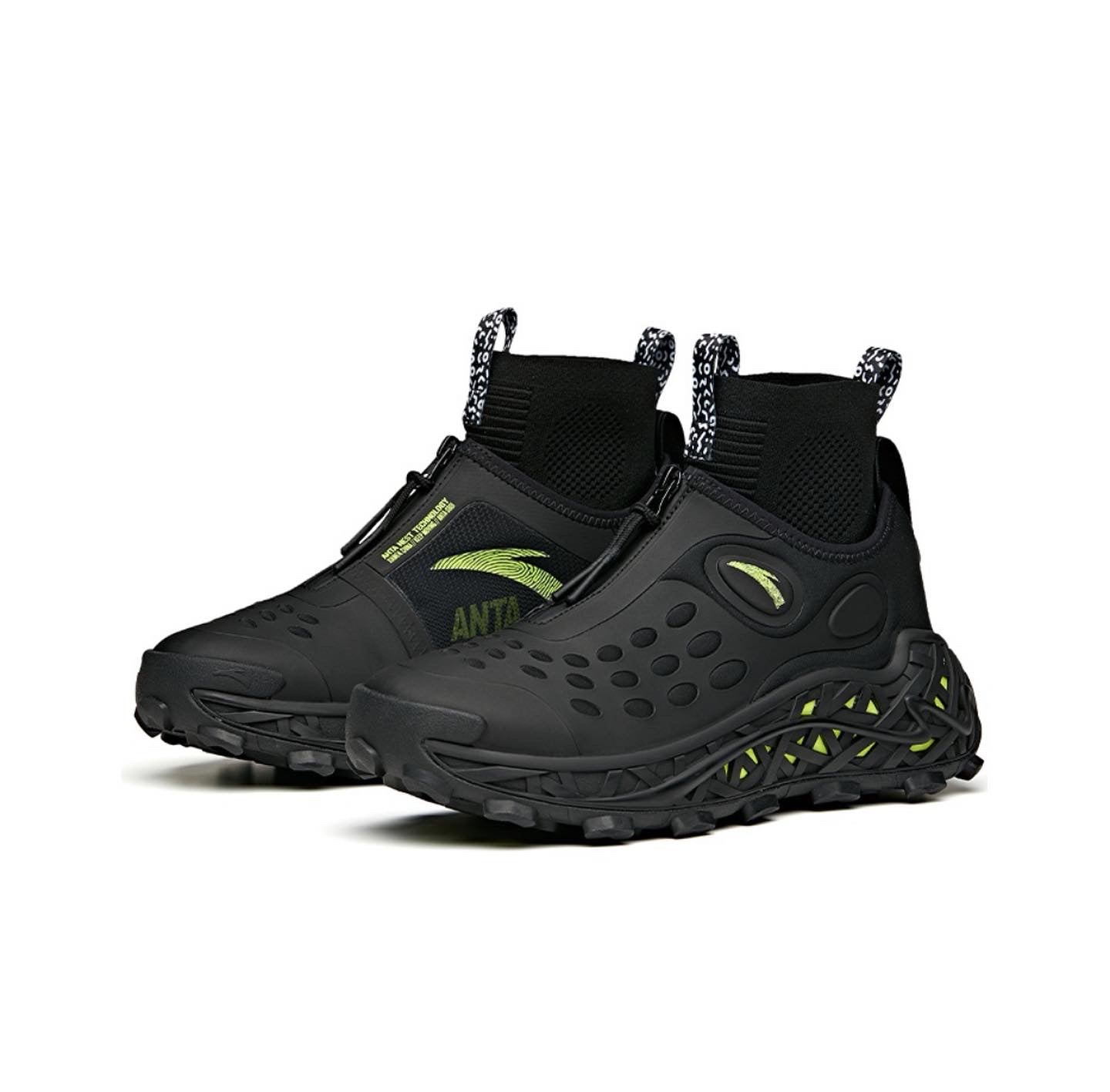 Anta Nest x Salehe Bembury Lifestyle Shoes Black USA | FBZ035976