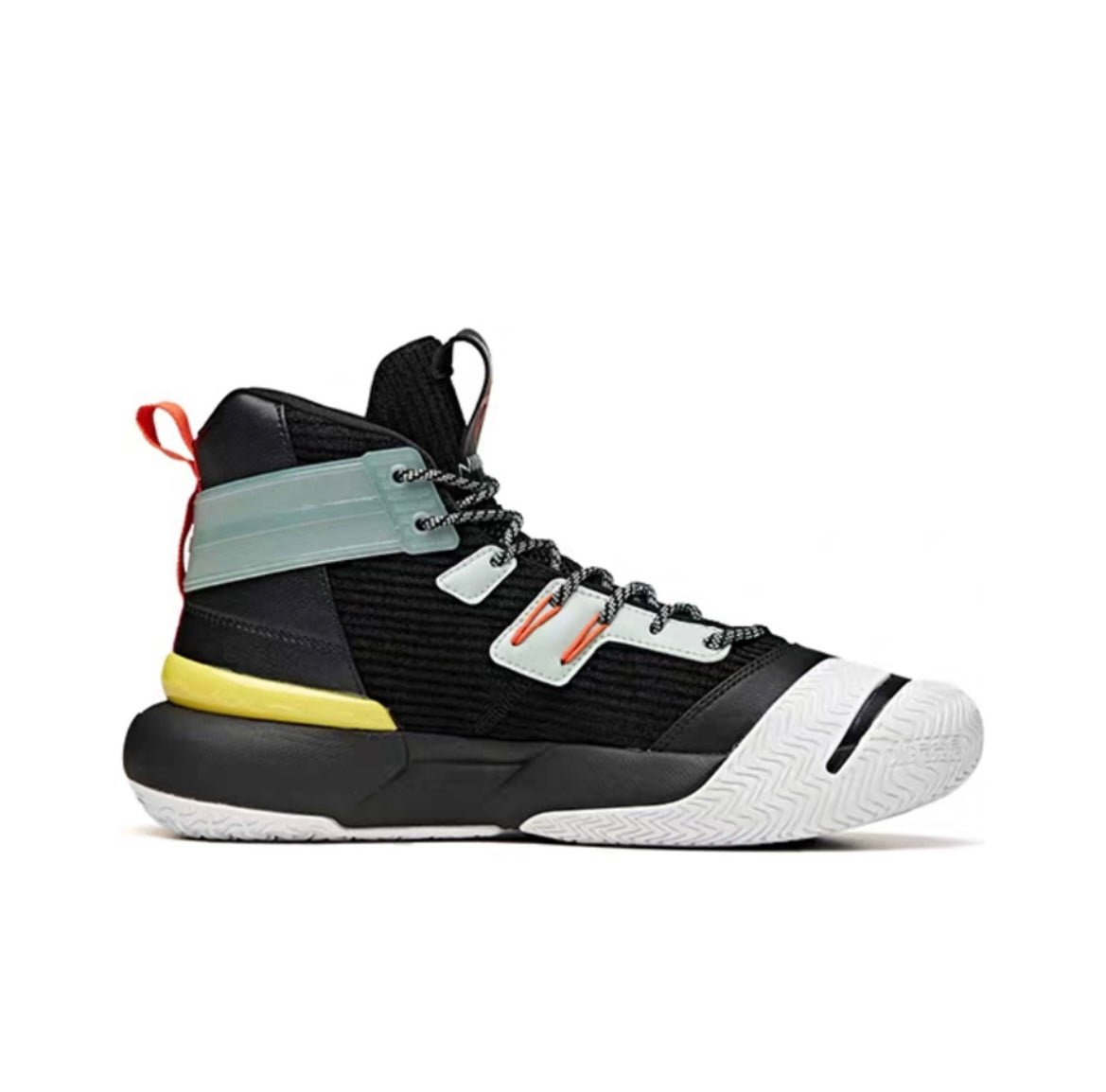 Anta Quick Fight 4 High Basketball Shoes Black / Green USA | CIK673084