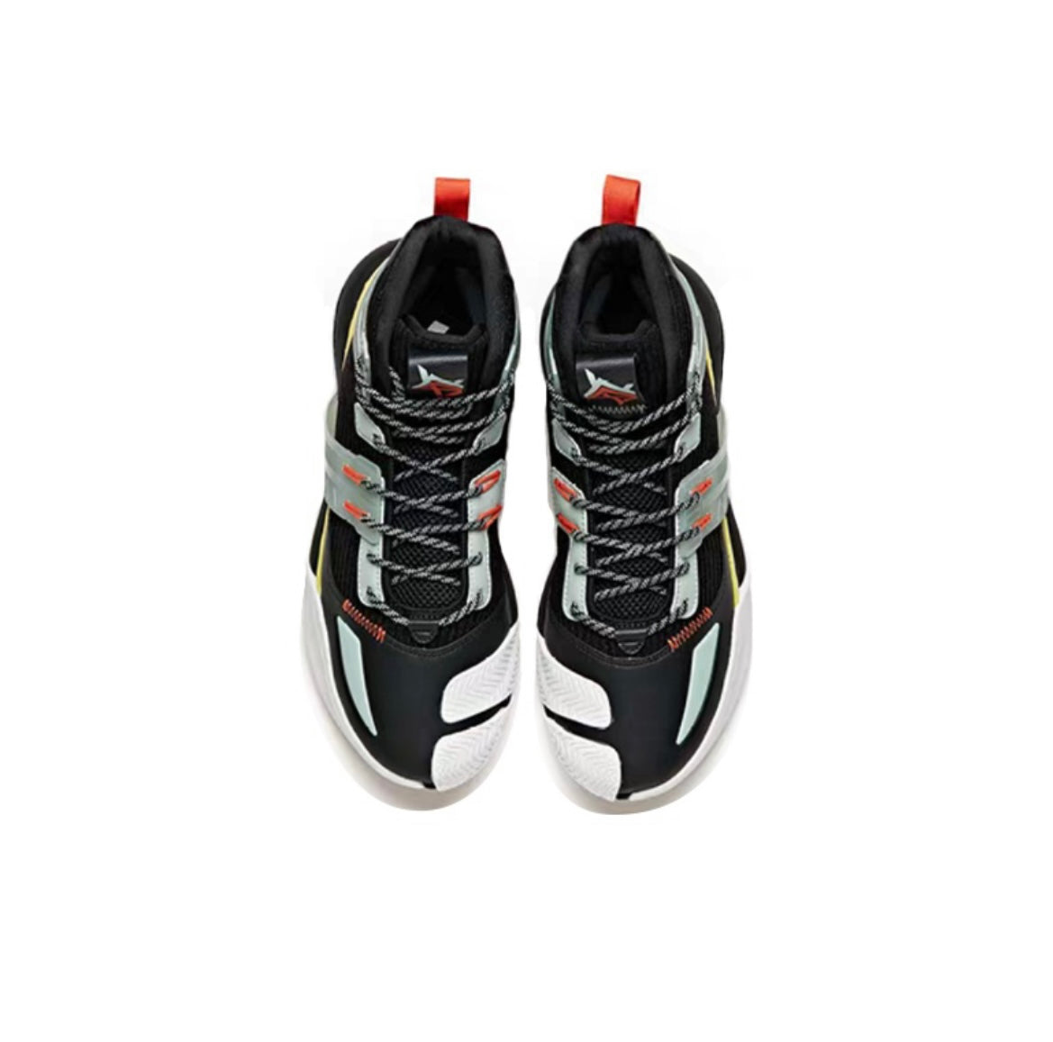 Anta Quick Fight 4 High Basketball Shoes Black / Green USA | CIK673084