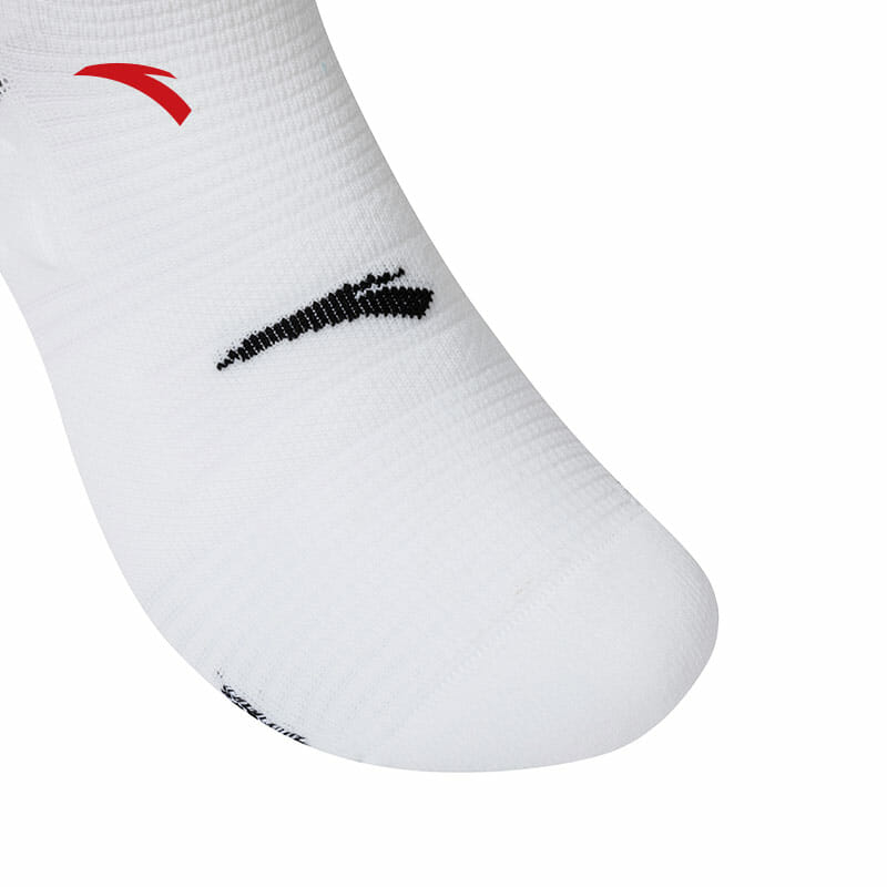 Anta Running Socks White / Black USA | WXE438705