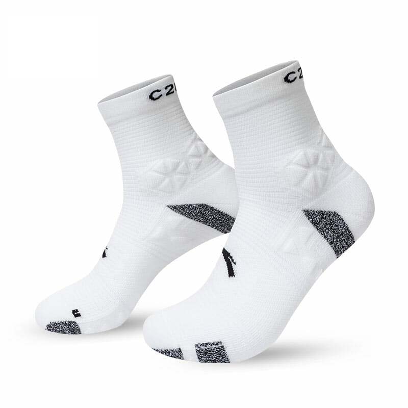 Anta Running Socks White / Black USA | WXE438705