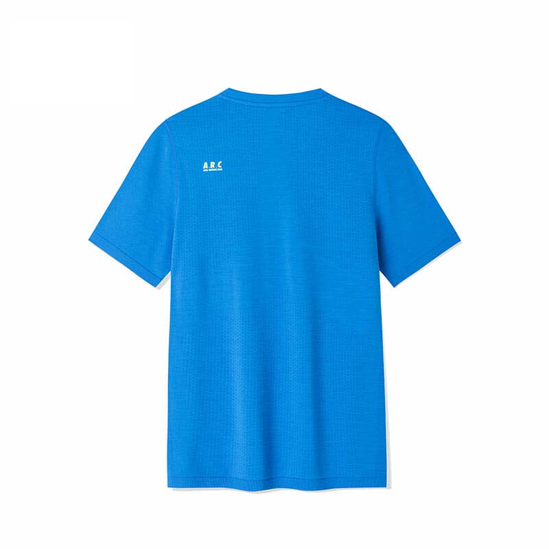 Anta Running T-shirt Blue USA | TGM614059