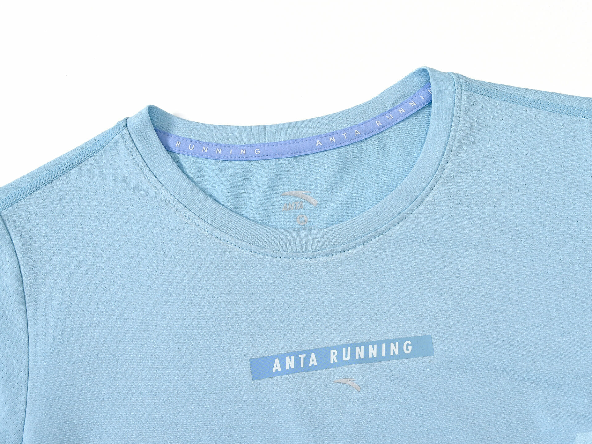 Anta Running T-shirt Light Blue USA | GZR475960