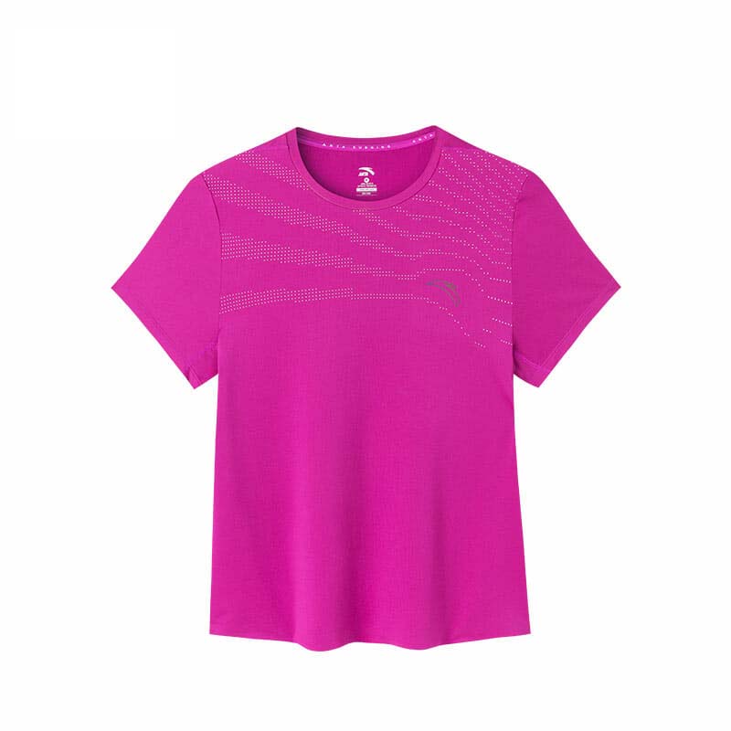 Anta Running T-shirt Purple USA | QWK483072